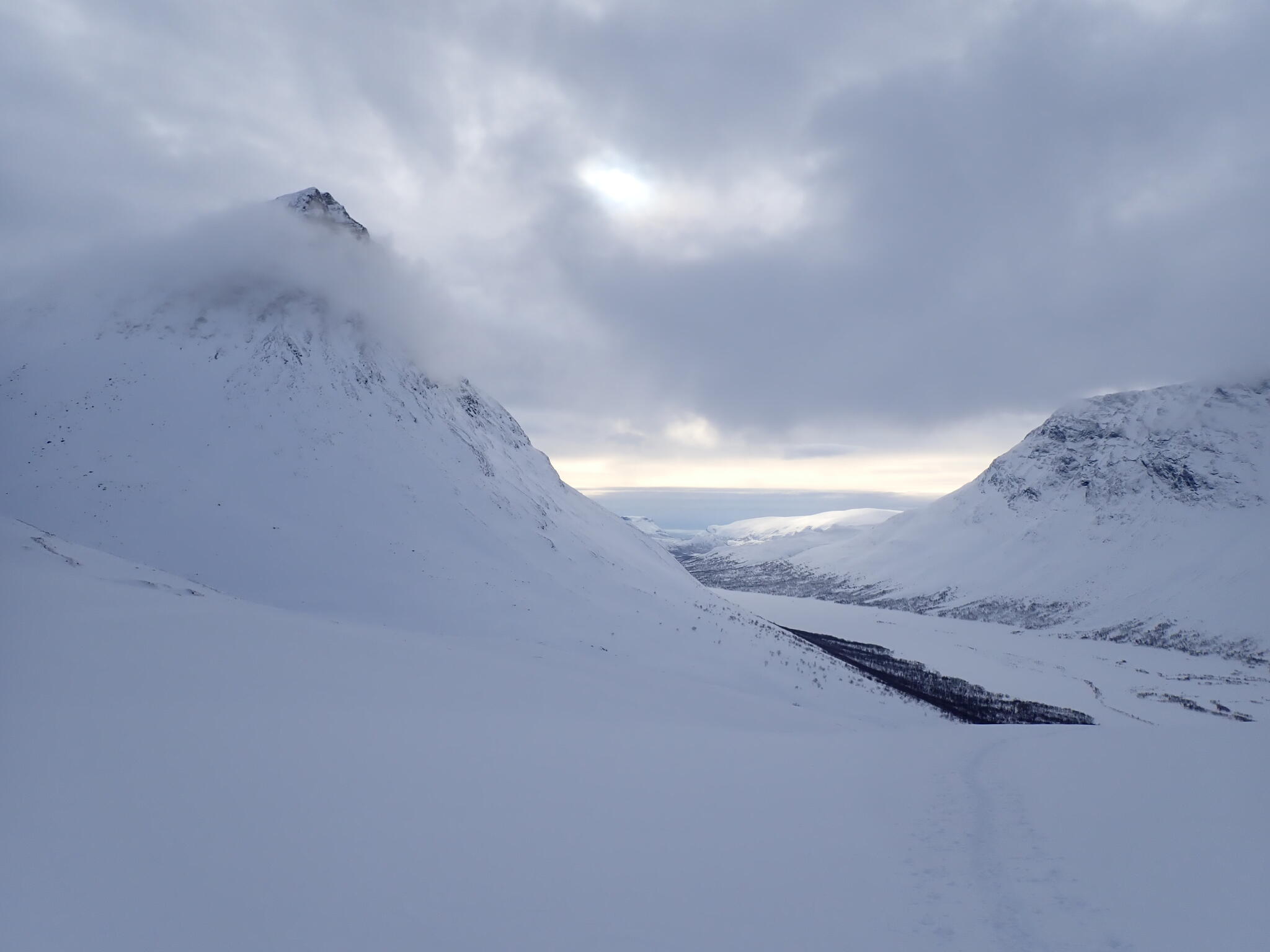 Utsikt över Rapadalen.
