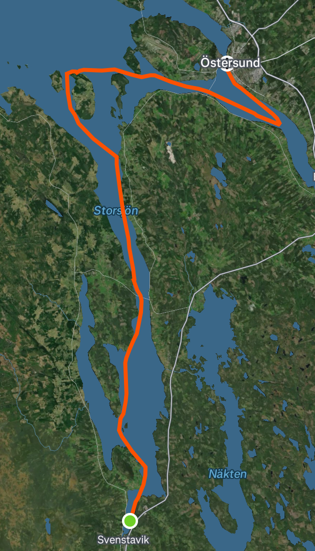 78 km blev det.