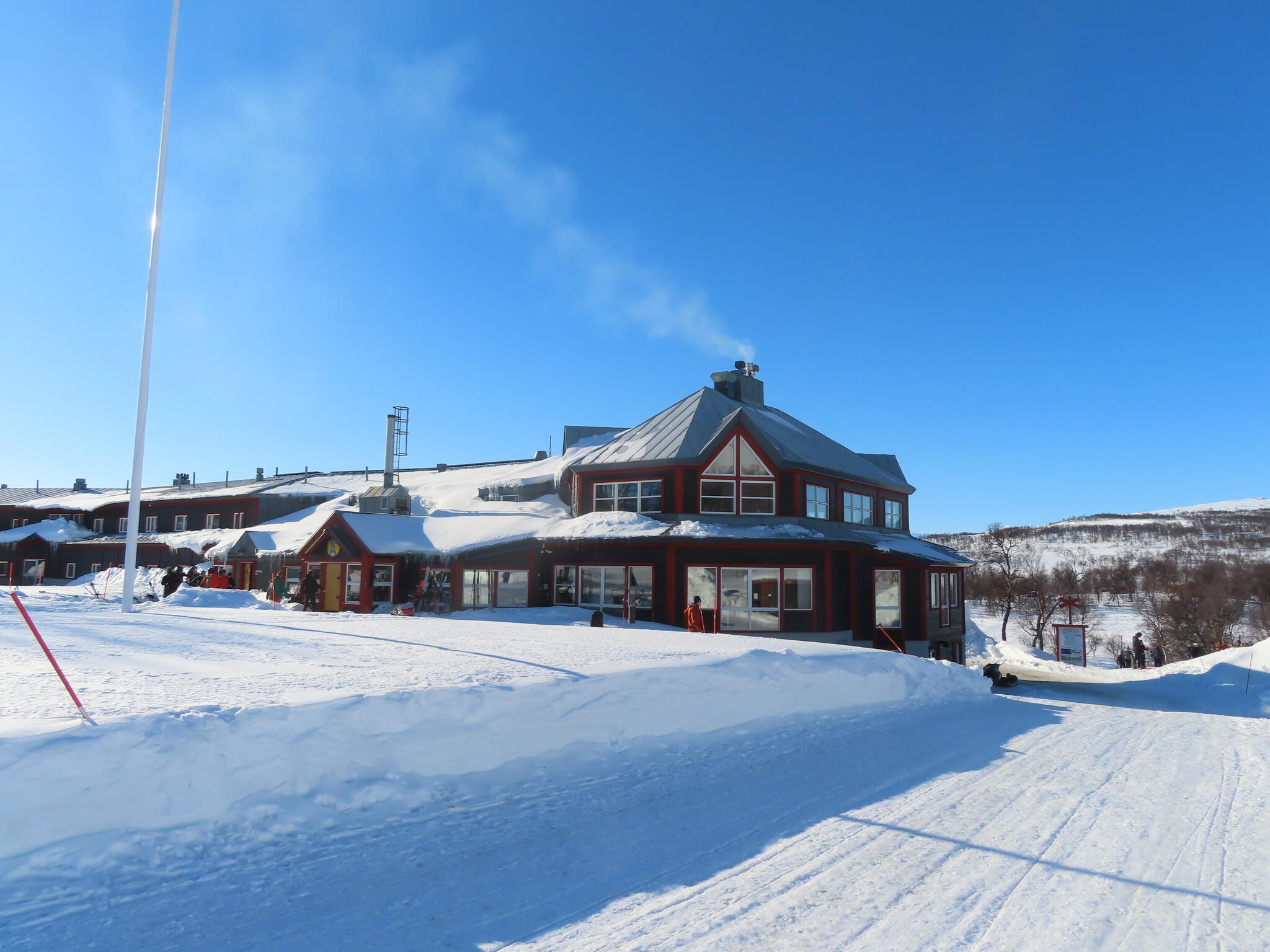 Storulvån. Betydligt mer snö där än i Östersund.
