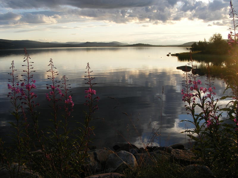 Vy över Paittasjärvi