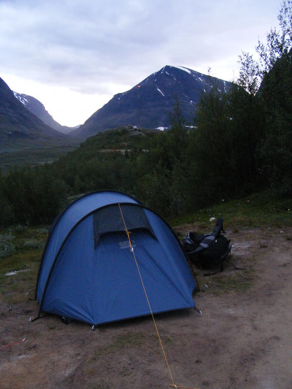 Trevligt återseende av tältet. 