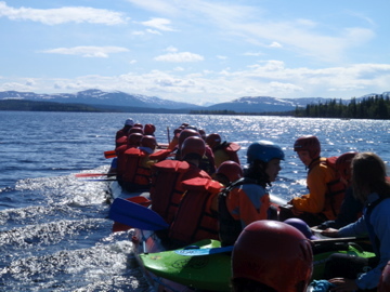 Tångböle rafting