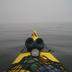 Ditåt ska vi i 2 timmar till, 25 grader in i dimman / that's where we're going for 2 hours, into the mist.