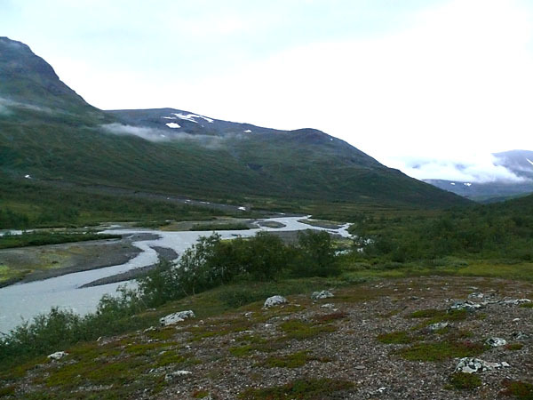 Ett av de sista fotona. Bielavárásj i fjärran t h.