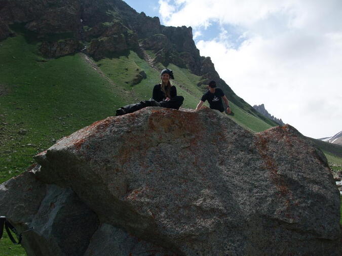 Fin bouldersten