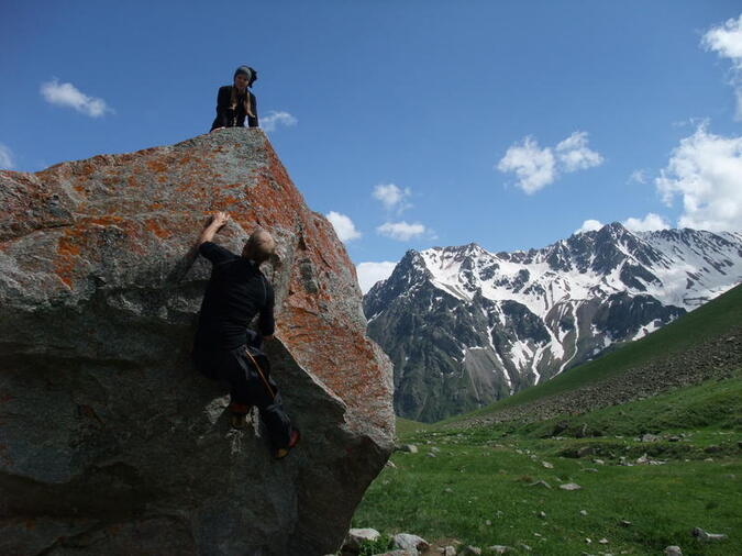 Höghöjdsbouldring