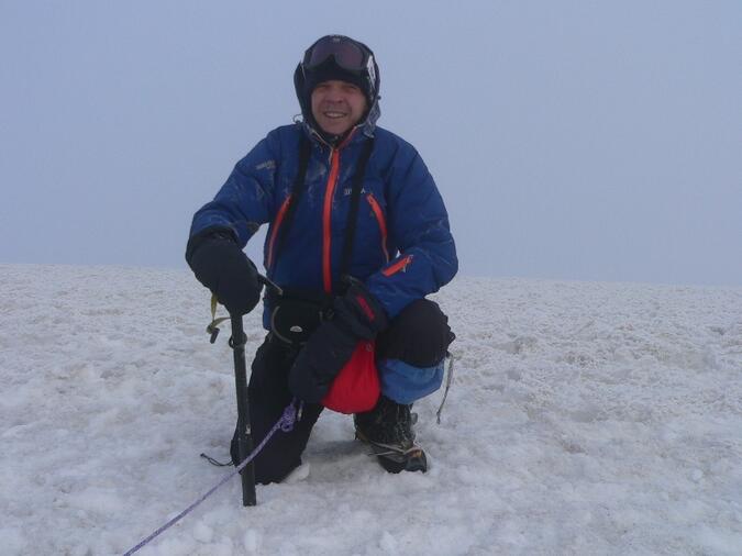 Johan on the summit