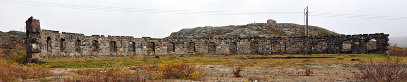 Lokstallsruinen i Riksgränsen. En kulturmiljö i fjällvärlden.