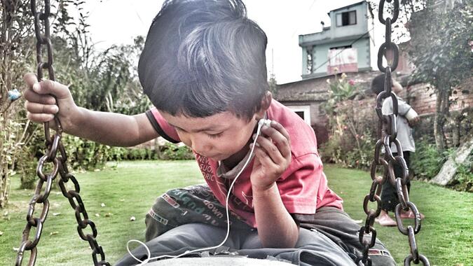 Pojke i knäet, Kathmandu
