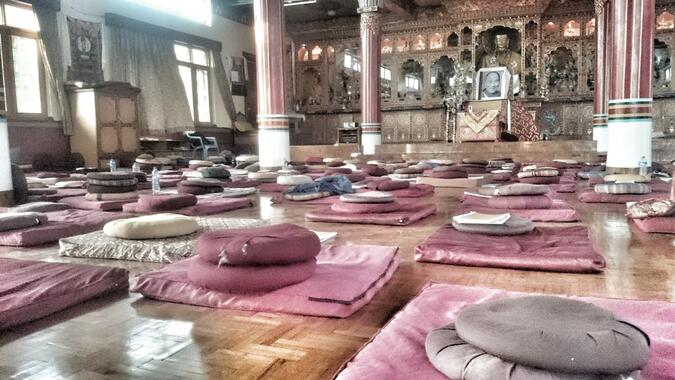 Kopan Monastery, teaching classroom