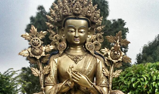 Golden Buddha, Kopan Monastery, Nepal