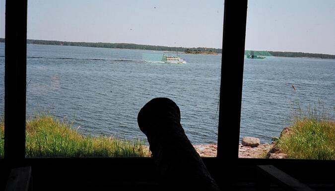 Utsikt mot Fort Slava och Svensksund 