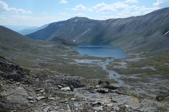 Kamtjønnin från Riarskaret