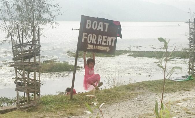 Girl in Pokhara Nepal 