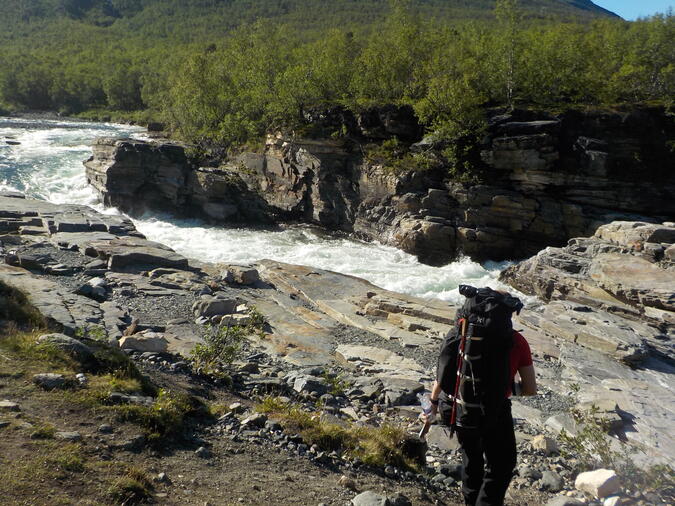 Fors i Abisko nationalpark