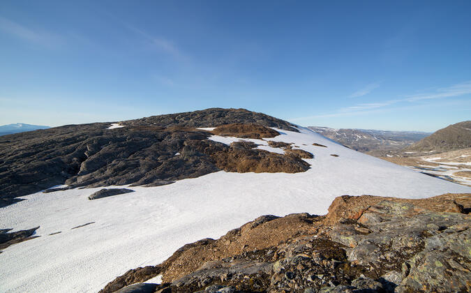 Toppen av Litlrago sedd från sydtoppen - 15:e augusti 2015.