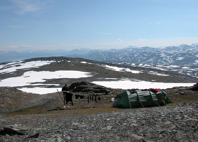 Tvättstuga på Rágotjåhkkå. 2003-07-03 kl. 11:33.