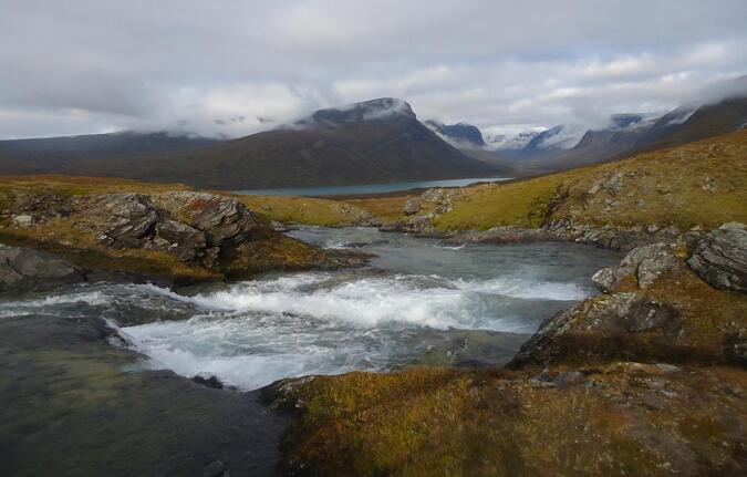 Rissajåhkå och Alggavagge