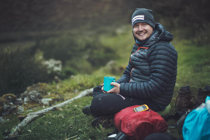 Nicklas myser på inkaleden