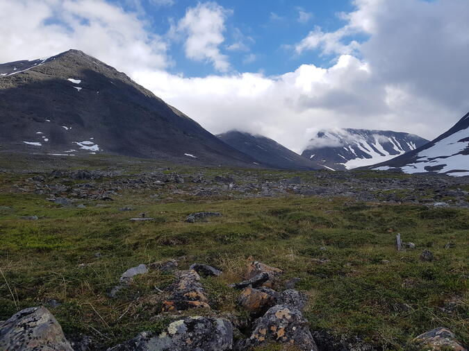 Kanalberget, en genväg till Sarvesvagge.