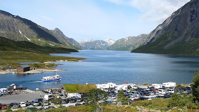 Gjendebåten vid Gjendesheim