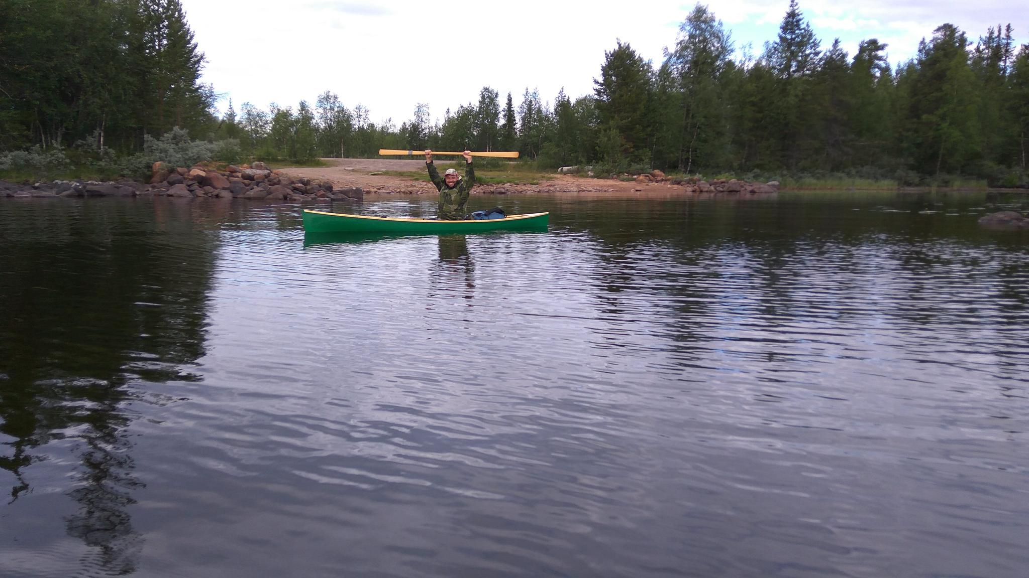 Upphämtningsplatsen i Vuojat.