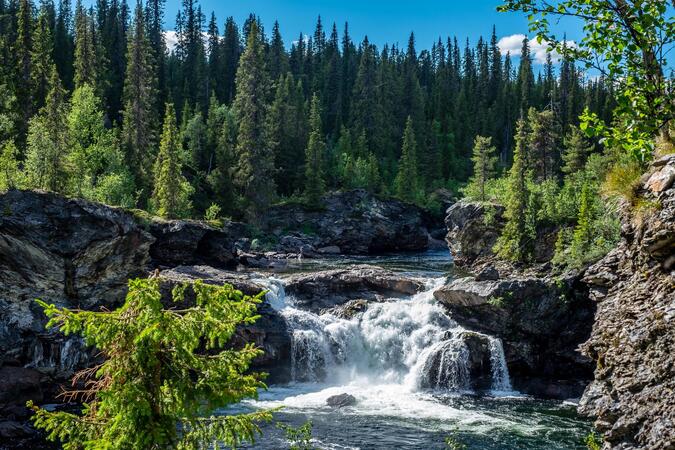 Vattenfallet vid Skoromnäs