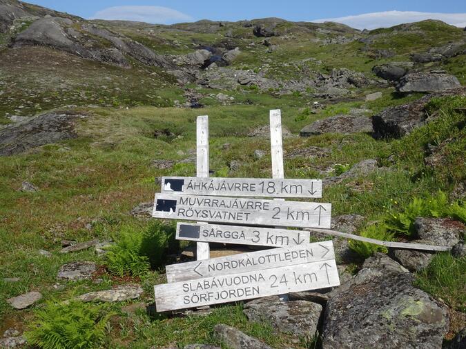 Nordkalottleden korsar Gränsleden.