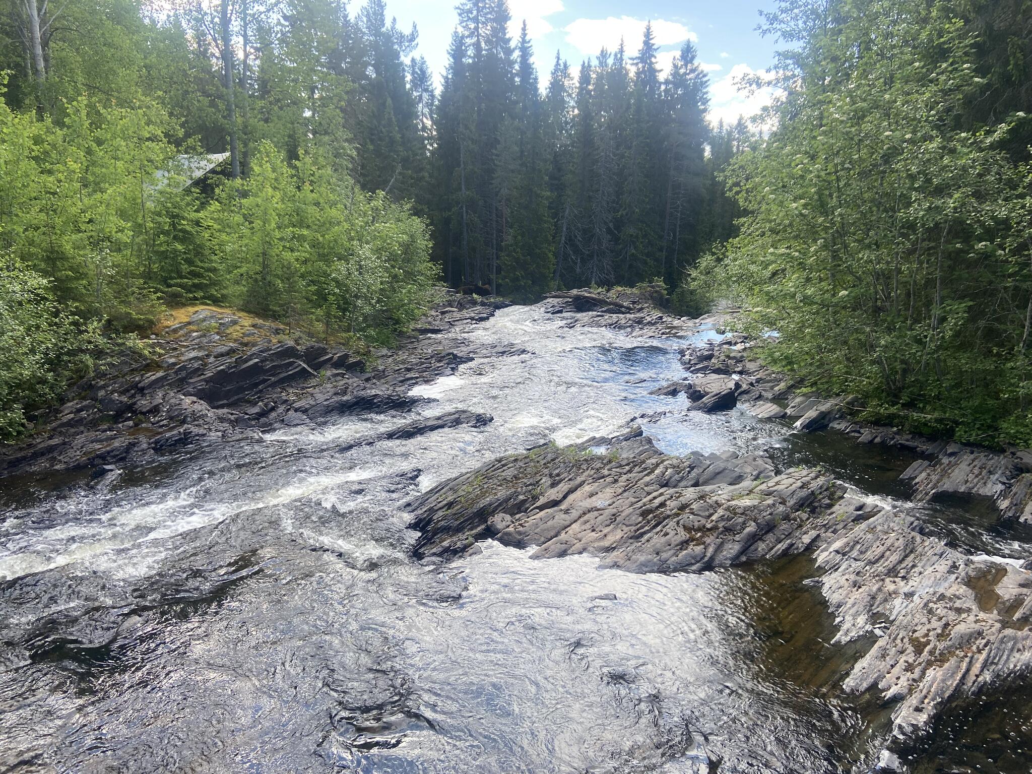 Ån Semlan vid byn Semlan
