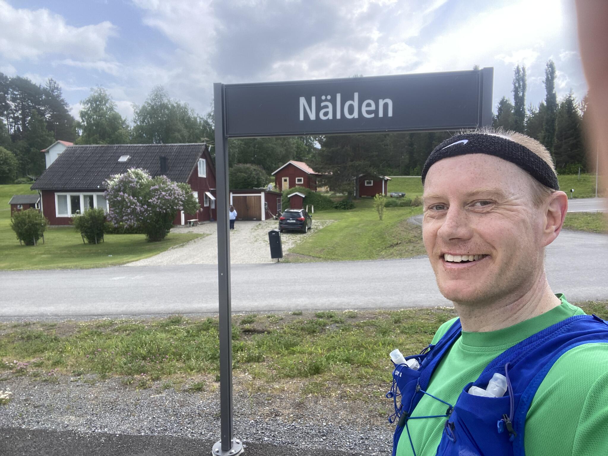 Fram till Nälden kom jag och sista två kilometrarna spurtade jag.