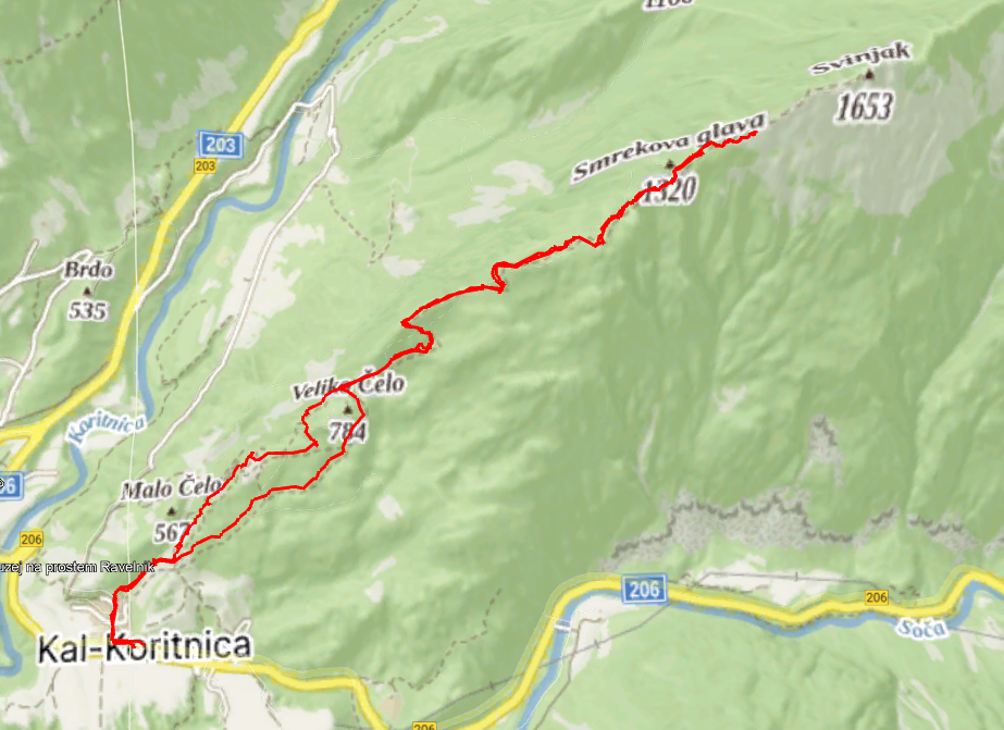 9 km. 974 höjdmeter