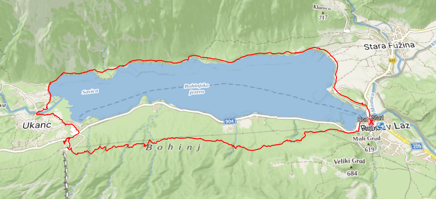 14 km. 180 höjdmeter.