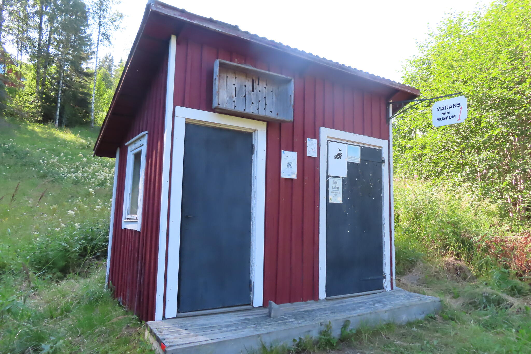 Jag gick förbi två mini-muséer. Här ett av dem. Kul koncept och ja, jag gick in i dem. :-)