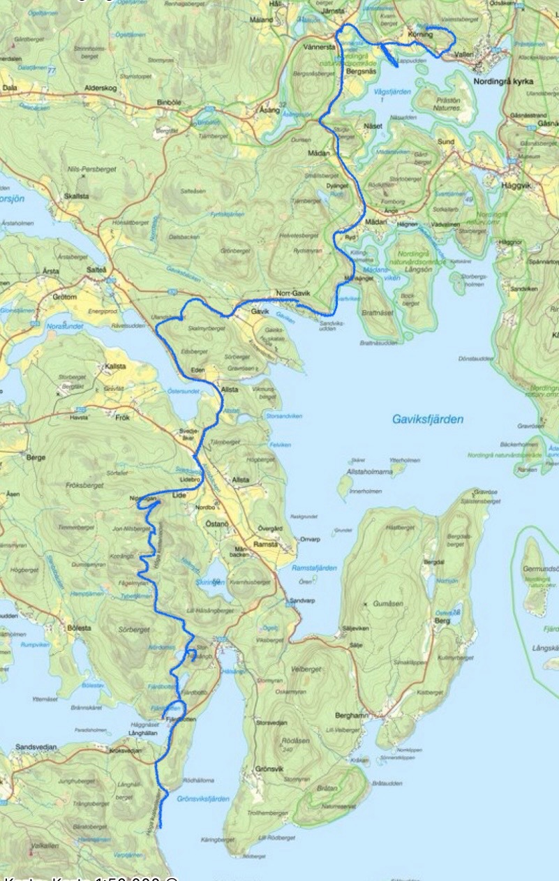 36 km och 1047 höjdmeter.