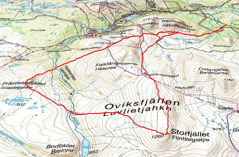 39 km och 1419 höjdmeter