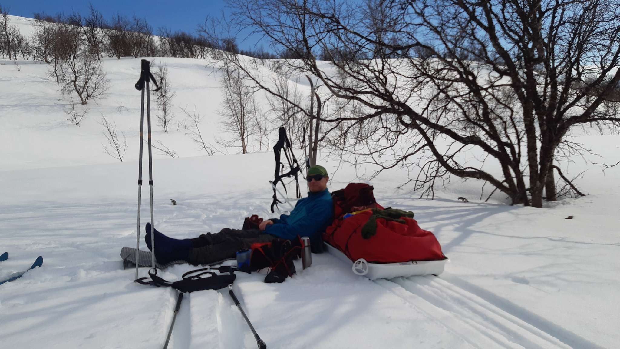 Det var för varmt i solen tyckte jag. Foto: Magnus Ahnesjö