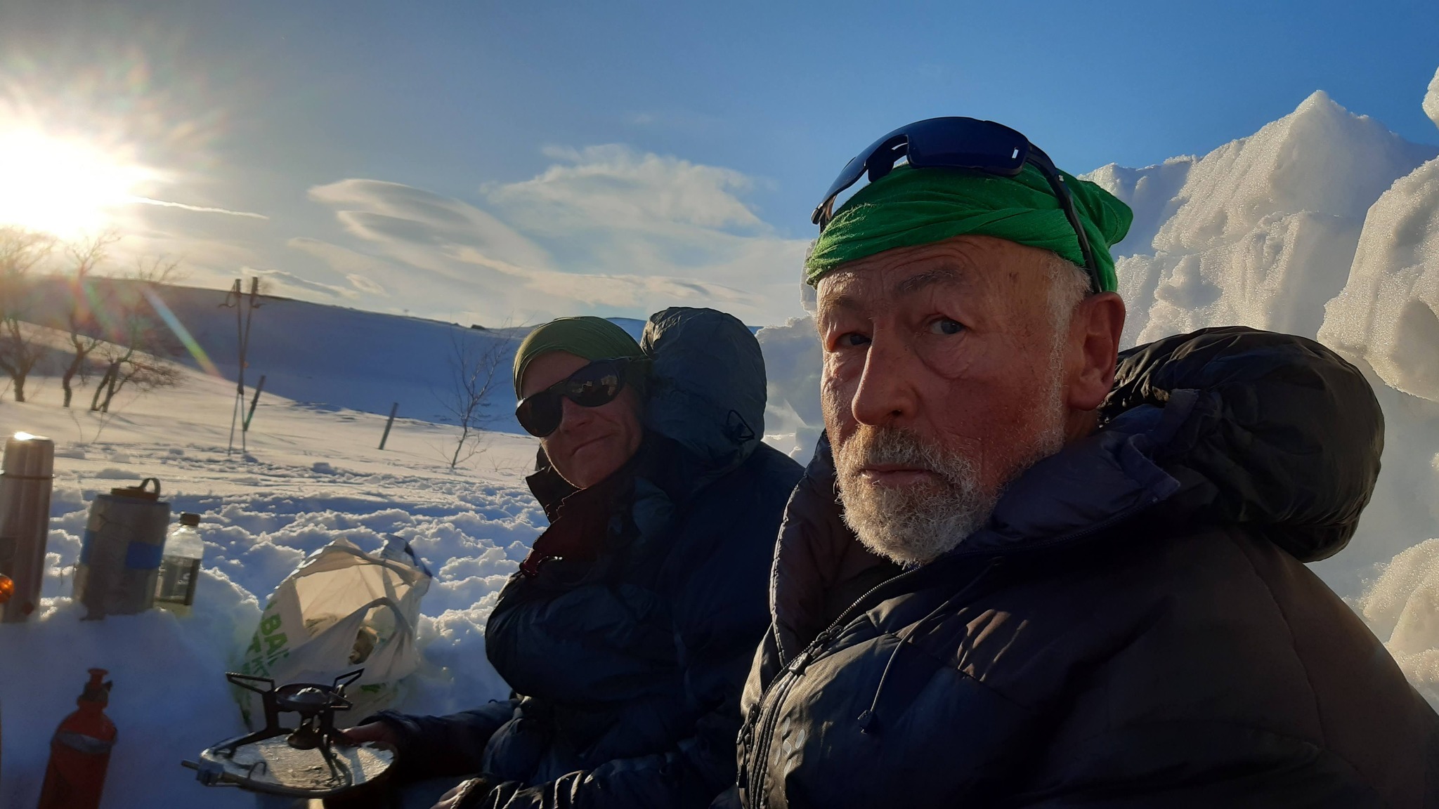 Middagsdags i lägret. Foto: Magnus Ahnesjö