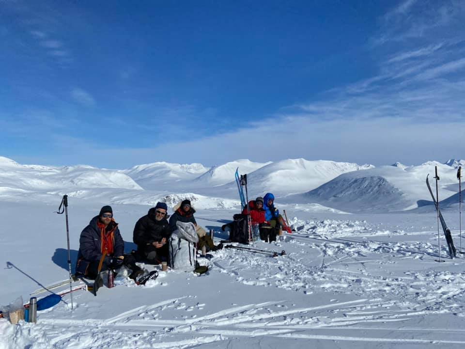 Lunch uppe på Unna Avrrik