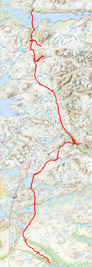 Andra etappen: Från Sandviken till Ritsem