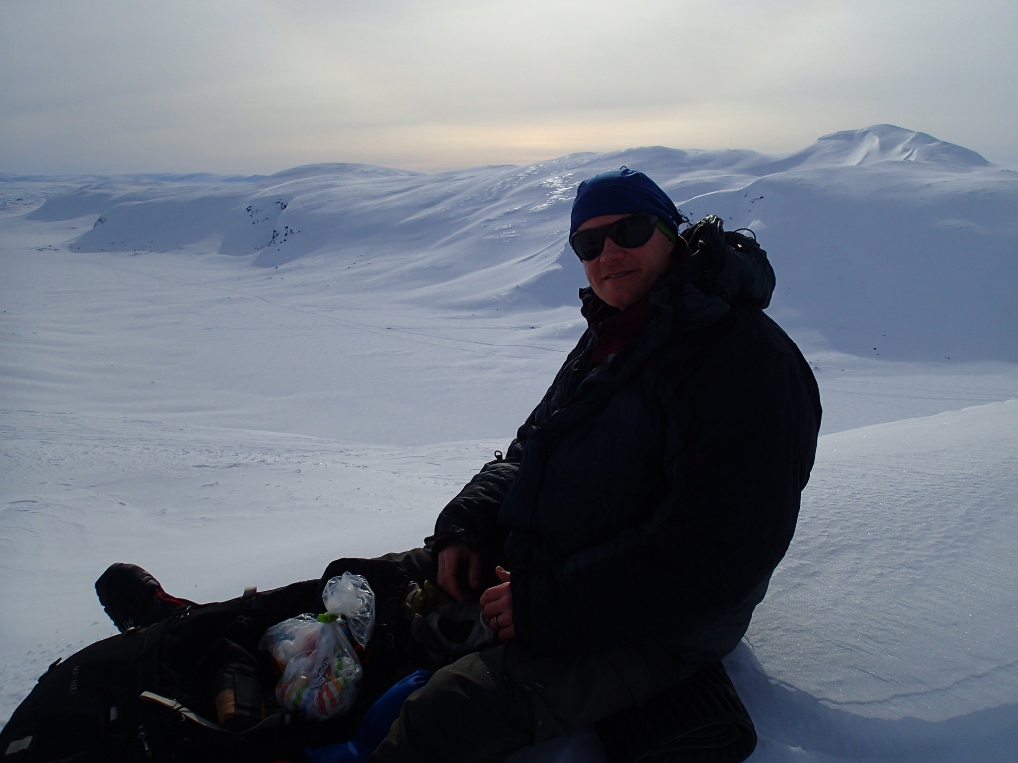 Njutarlunch, alla tillsammans.