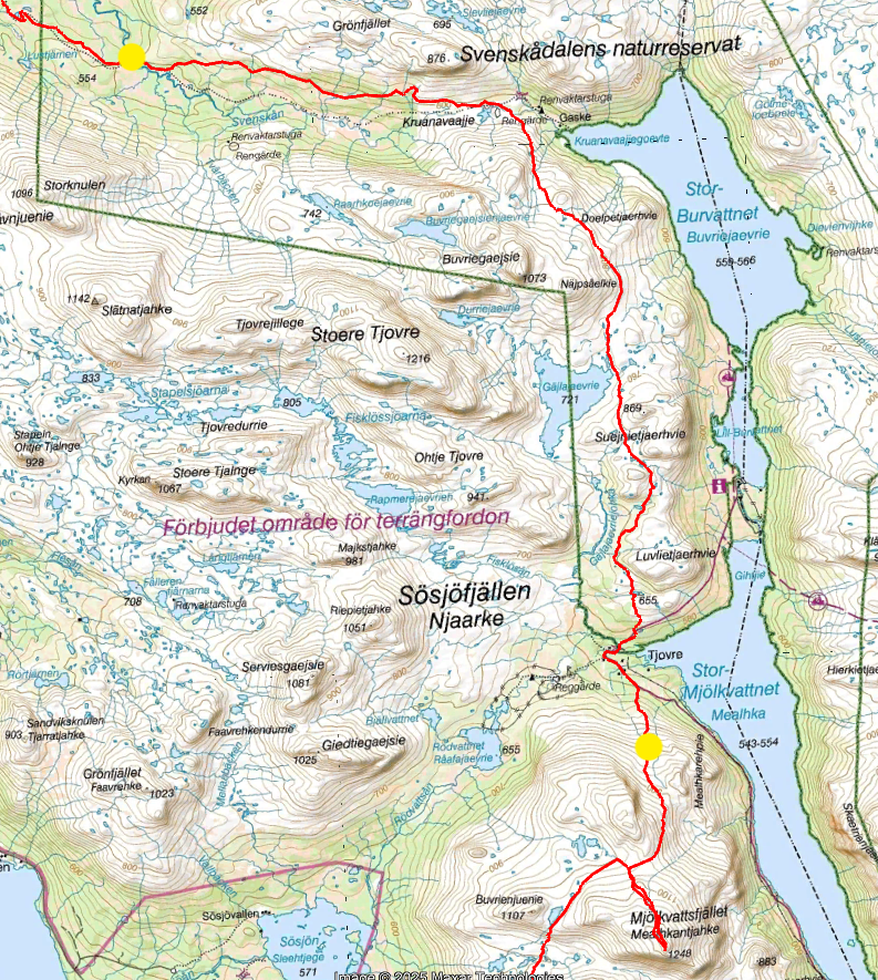 29 km och 555 höjdmeter