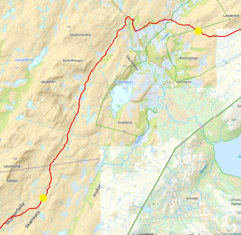 27 km och 518 höjdmeter