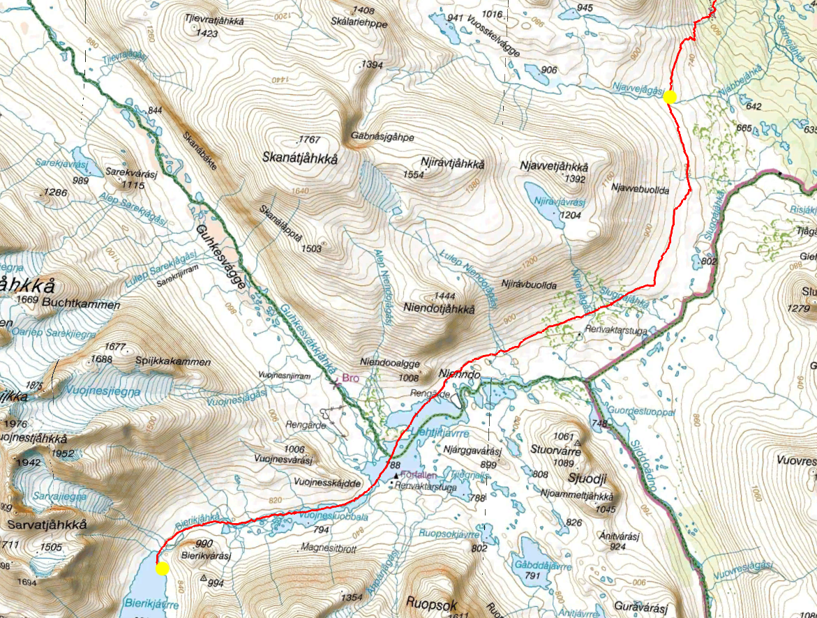 23 km och 347 höjdmeter