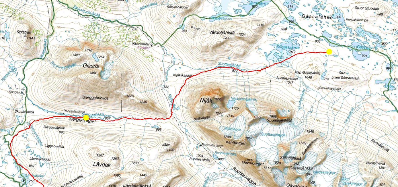 23 km och 292 höjdmeter