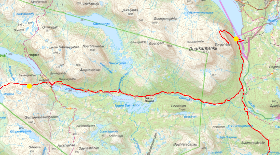 37 km, 1038 höjdmeter