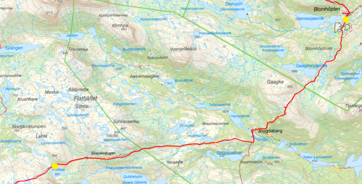 25 km, 742 höjdmeter
