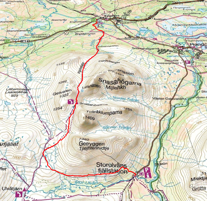 22 km och 742 höjdmeter