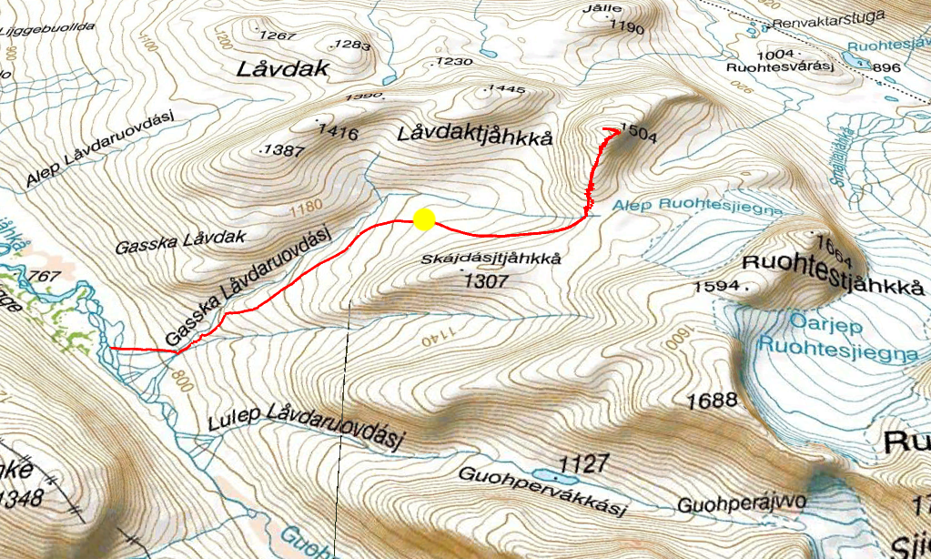 12 km och 780 höjdmeter