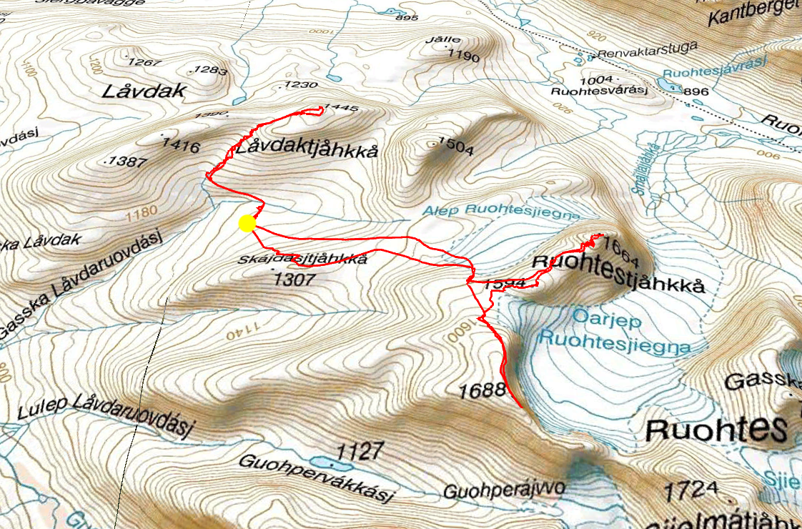 24 km och 1315 höjdmeter