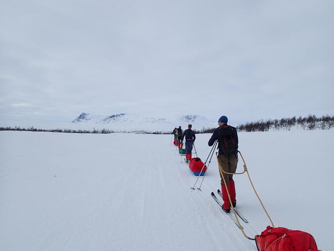 190413 På väg bland Småfjällen.